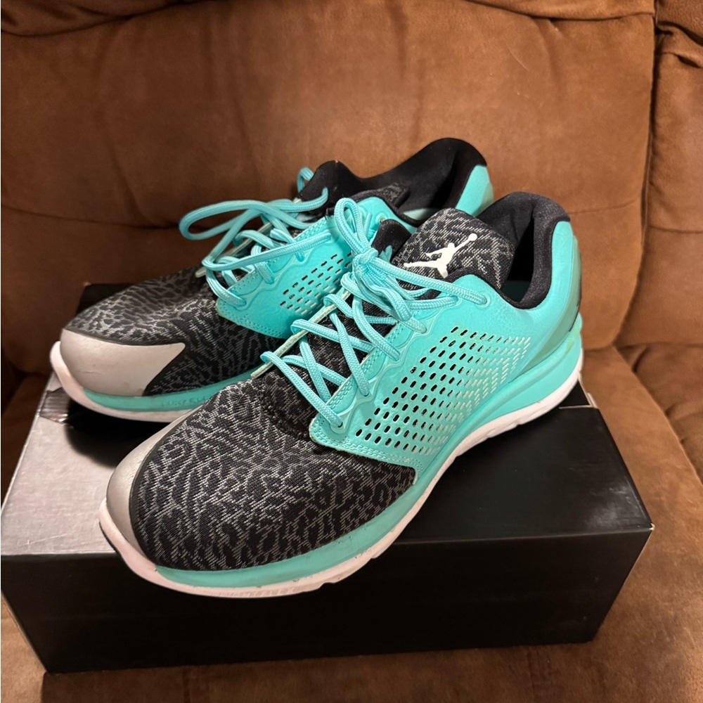 Jordan Lunarlon Turquoise/Black Trainers